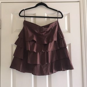 NWT Anthropologie Odille Ruffle Skirt